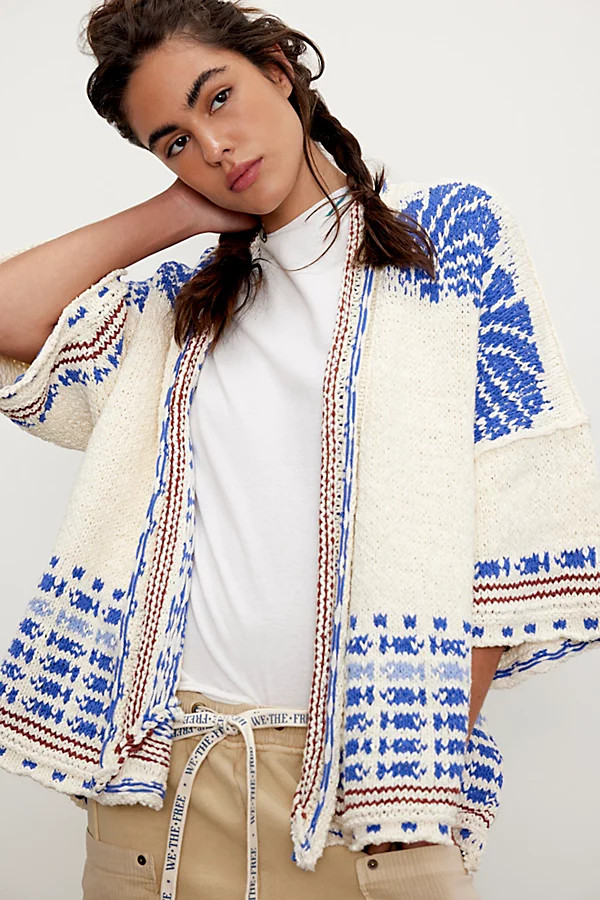 Shell Patterned Cardi | Free People (Global - UK&FR Excluded)