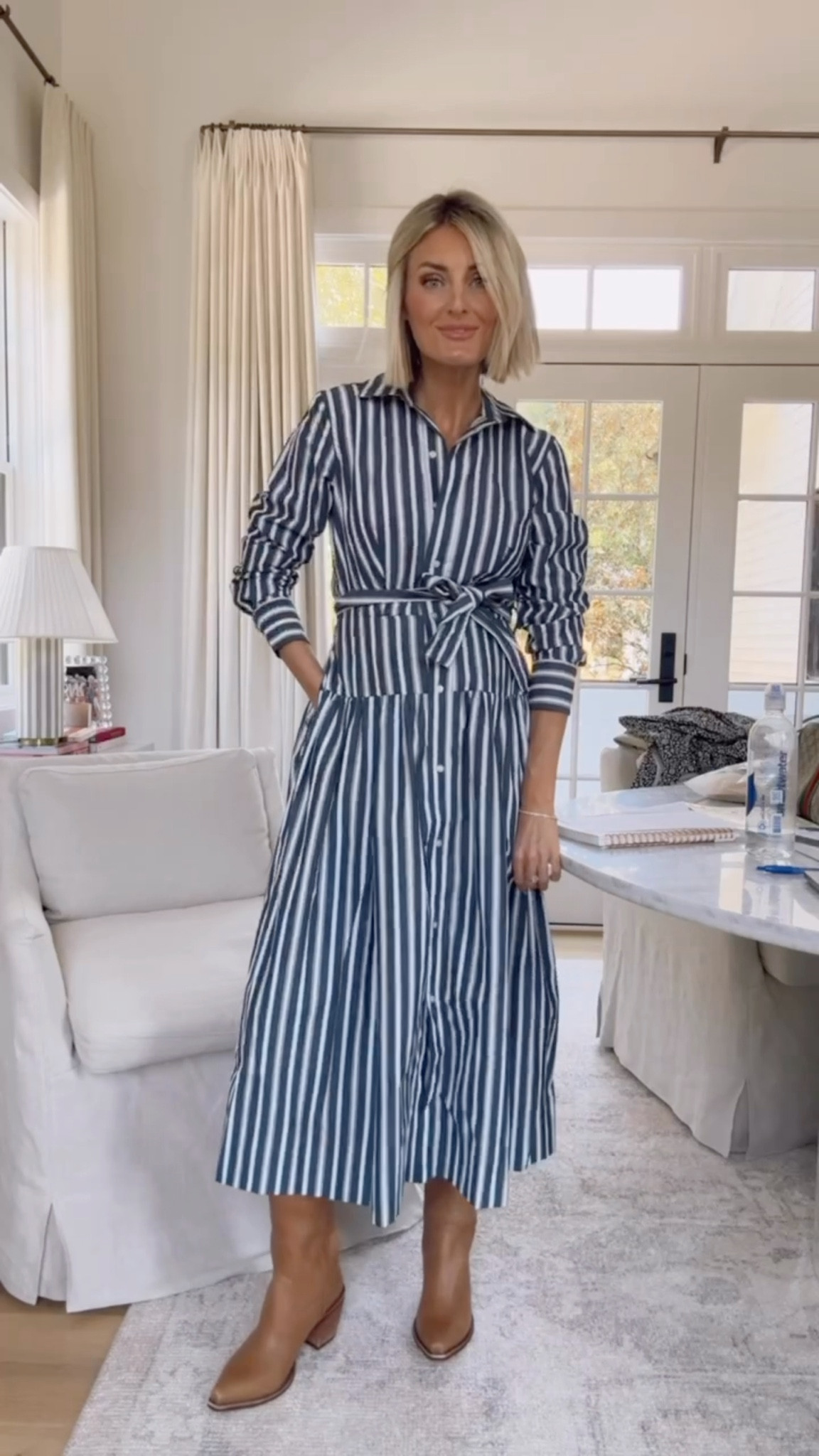 A dress you can wear now & into fall! 
#WalmartPartner #WalmartFashion @WalmartFashion 

Loverly Grey, Walmart, fall dress, workwear 

#LTKStyleTip #LTKSeasonal #LTKWorkwear