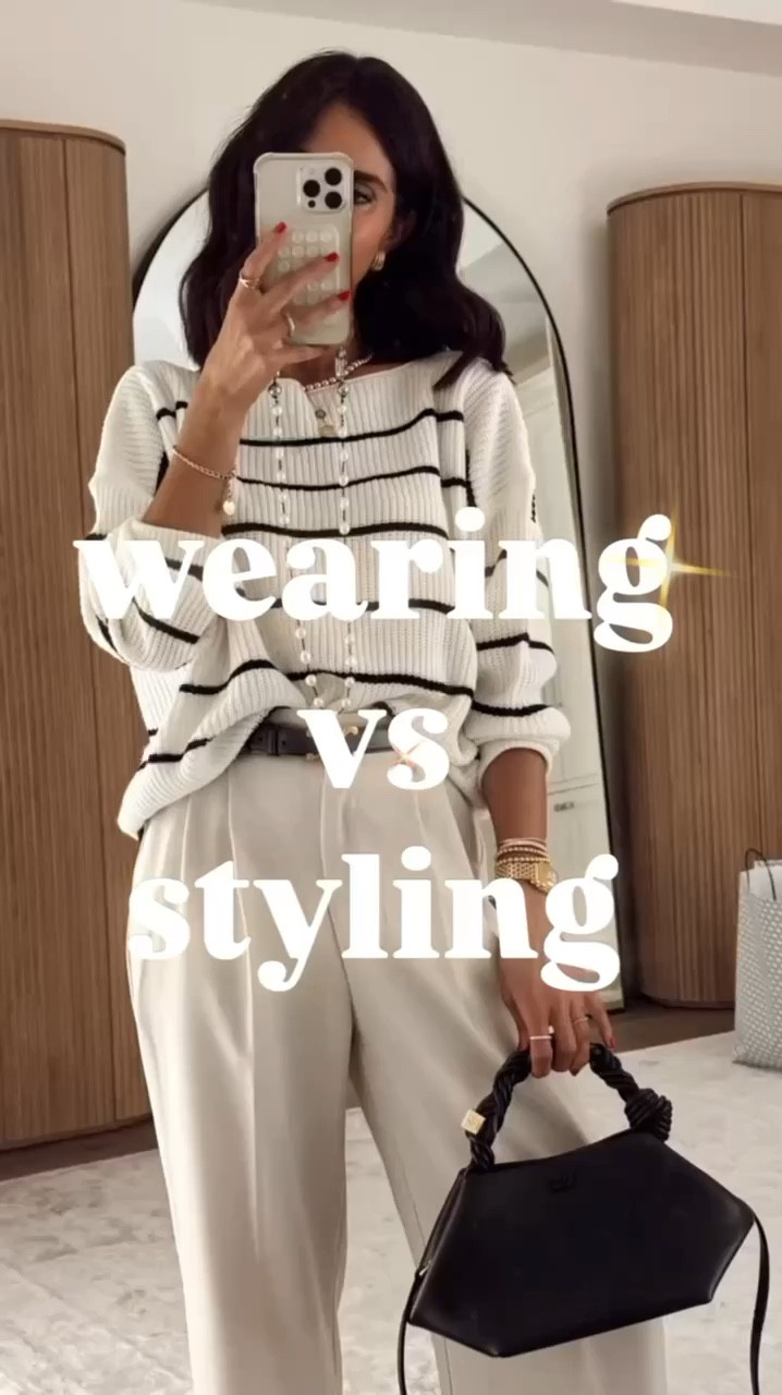 Wearing vs. styling✨ I'm just shy of 5-7" wearing the size small sweatshirt and XS trouser pants from Amazon
StylinByAylin, Aylin

#LTKSeasonal #LTKHoliday #LTKStyleTip