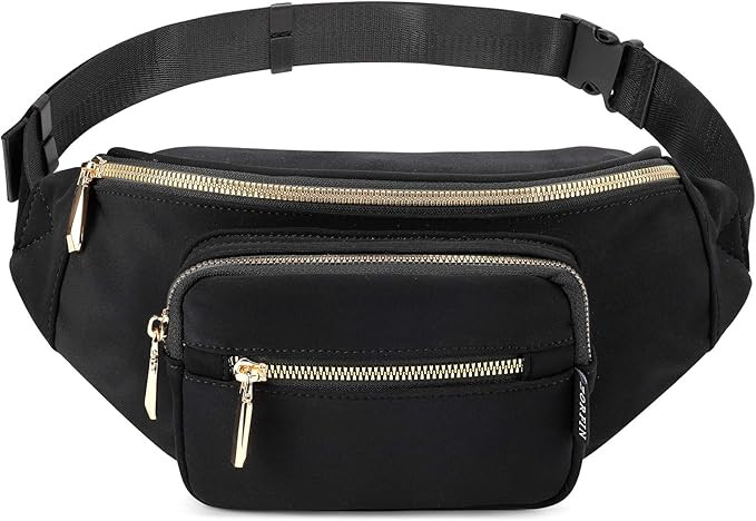 ZORFIN Fanny Packs for Women Men Fashion waterproof Waist Bag for Disney Travel Running Walking H... | Amazon (US)