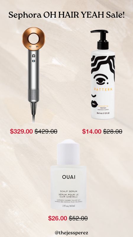 Sephora hair sale! I can’t believe these products are up to 50% off! 


hair care, Dyson, ouai, pattern 

#LTKsalealert #LTKbeauty