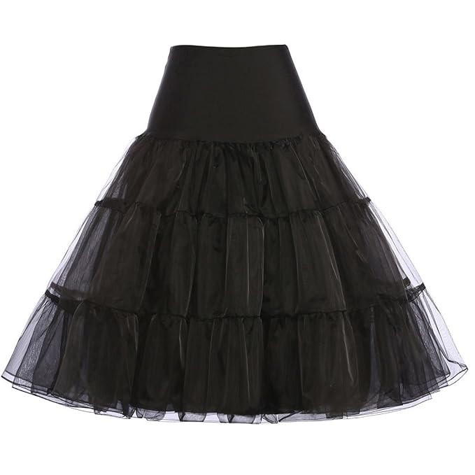 GRACE KARIN Women 50s Petticoat Skirts Tutu Crinoline Underskirt CL8922 | Amazon (US)