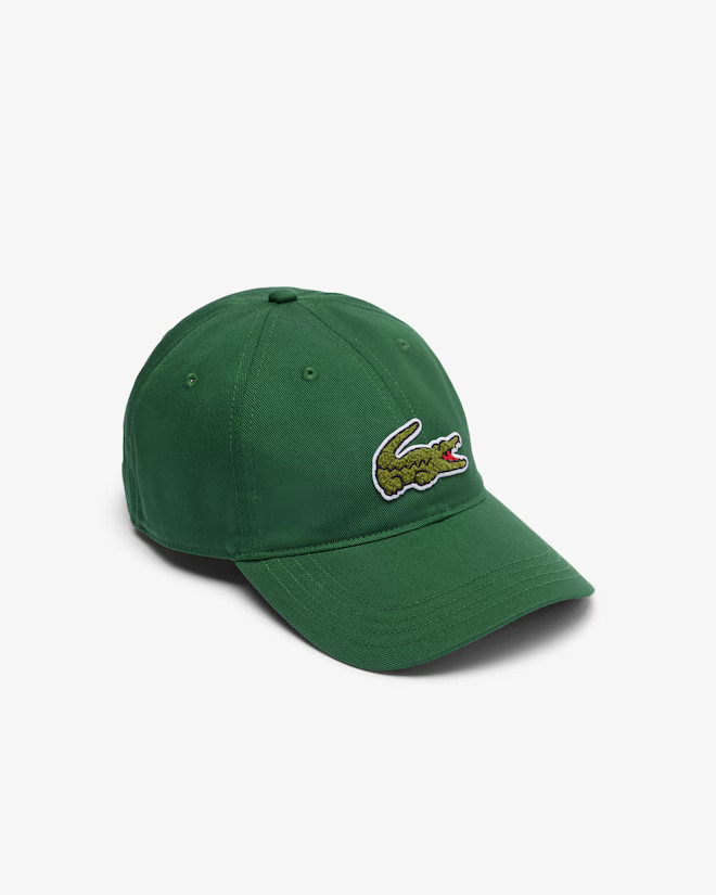 Unisex Crocodile Badge Cotton Twill Cap | Lacoste (US)