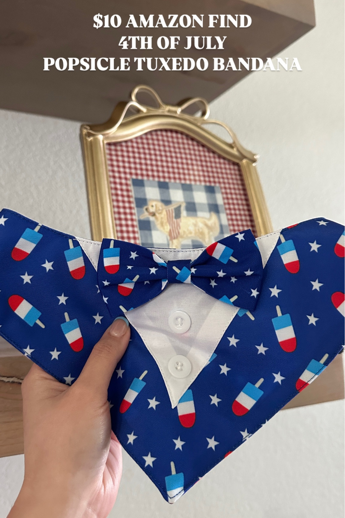 Uhm, is this not THE CUTEST dog bandana you’ve ever laid eyes on?! Love love love the little stars and popsicles and that it looks like a little tuxedo 😍 only $10 and it’s an Amazon find!

Fourth of July Dog bandana, 4th of July dog outfit, patriotic dog finds, Amazon finds, dog bow tie Americana find 

#LTKPets #LTKSummerEdit #LTKSeasonal