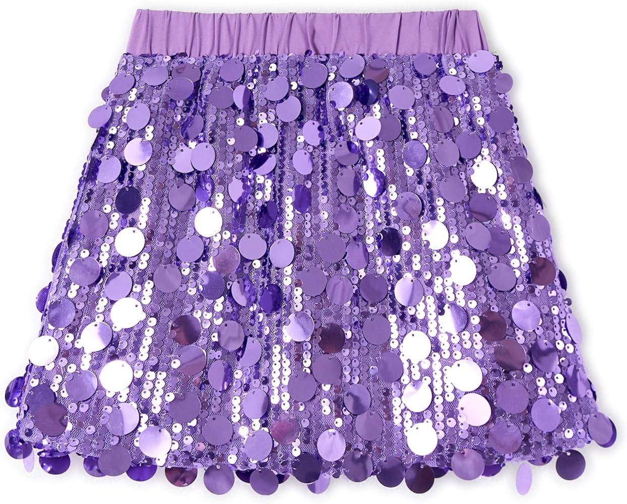 Miipat Girls Sequin Skirt Sparkly Toddler Kids Mini Glitter Skirt Elastic Waist Party Pencil Skir... | Amazon (US)