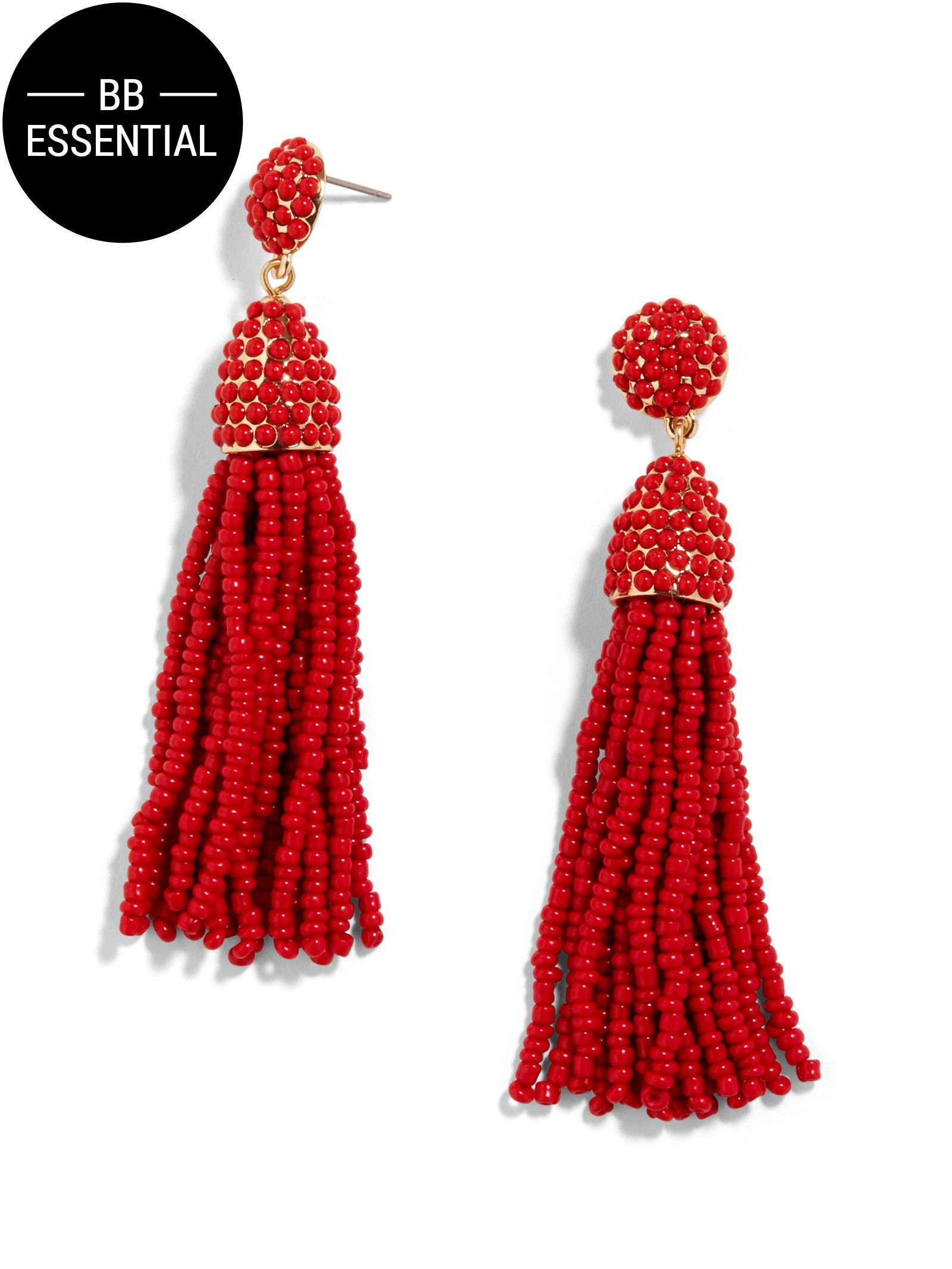 Pinata Tassel Drops-True Red | BaubleBar (US)