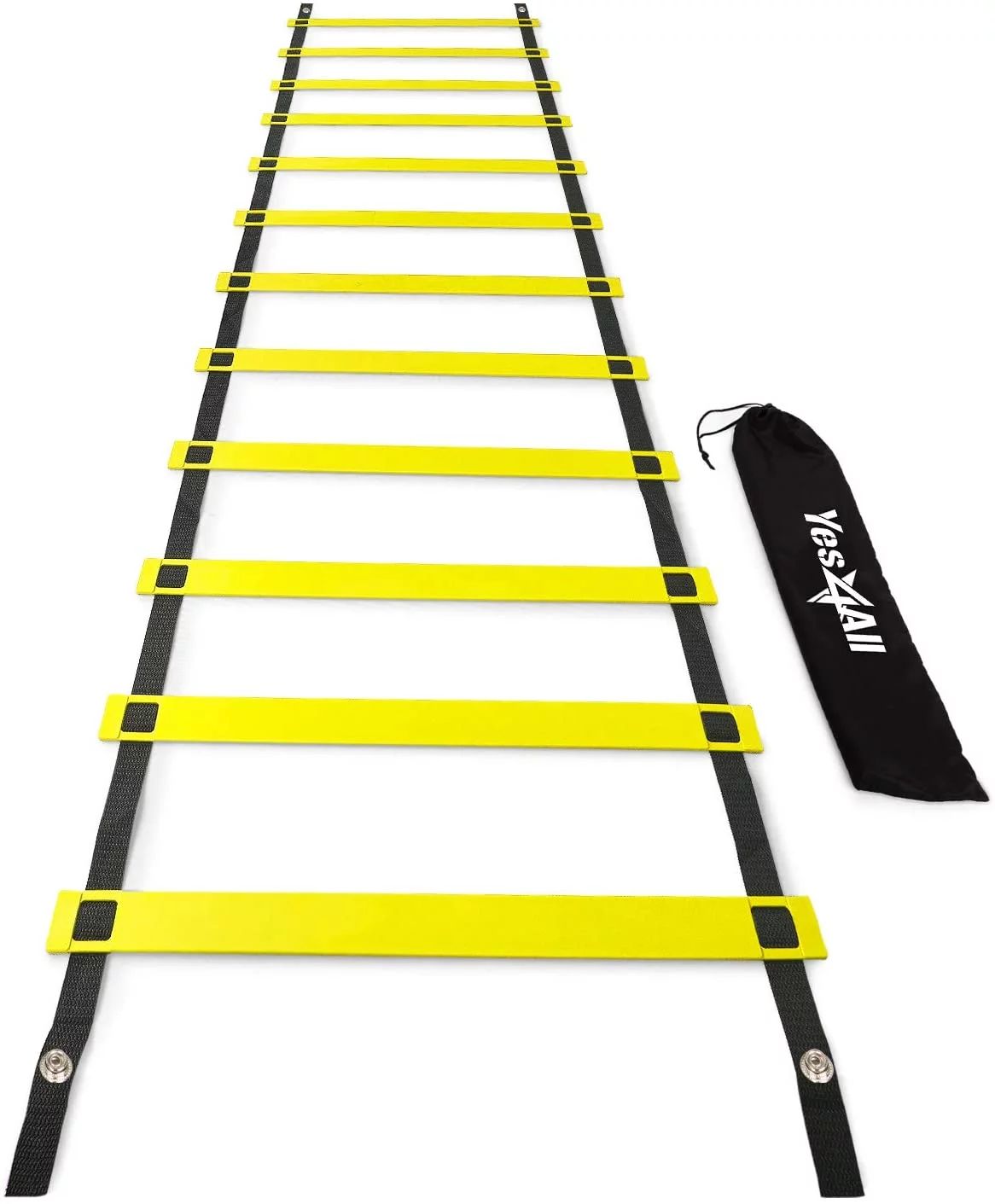 Yes4All Agility Ladder Speed Training Equipment - Speed Ladder for Kids and Adults with Carry Bag... | Walmart (US)
