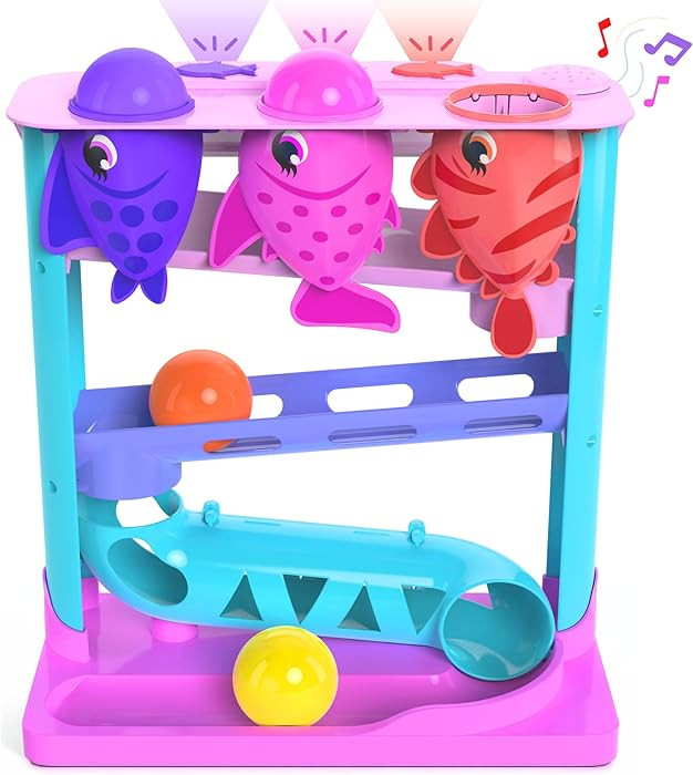 Move2Play, Feed The Fish | 30+ Fin-Tastic Songs & Phrases | Baby & Toddler Musical Toy | First Bi... | Amazon (US)