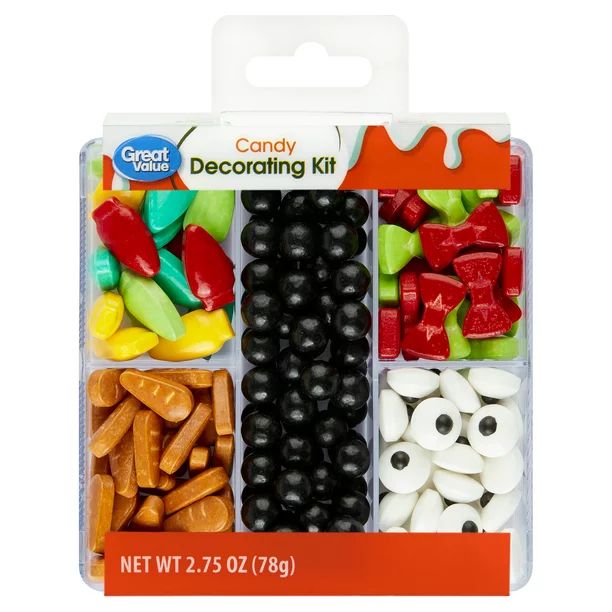 Great Value Holiday Candy Decorating Kit, 2.75 oz - Walmart.com | Walmart (US)