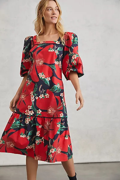 Farm Rio Jamila Midi Dress | Anthropologie (US)