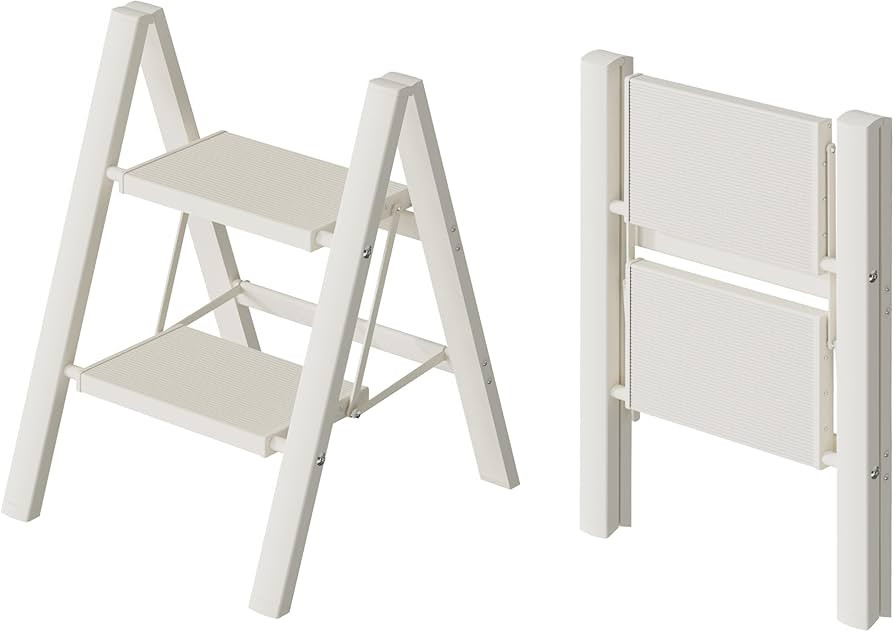 HillhutApex 2 Step Ladder, Lightweight Portable 2 Step Stool with Anti-Slip Wide Pedal, 330lbs Ca... | Amazon (US)