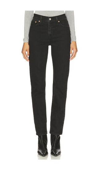 LEVI'S Wedgie Slim Jeans in Black. - size 29 | Revolve Clothing (Global)