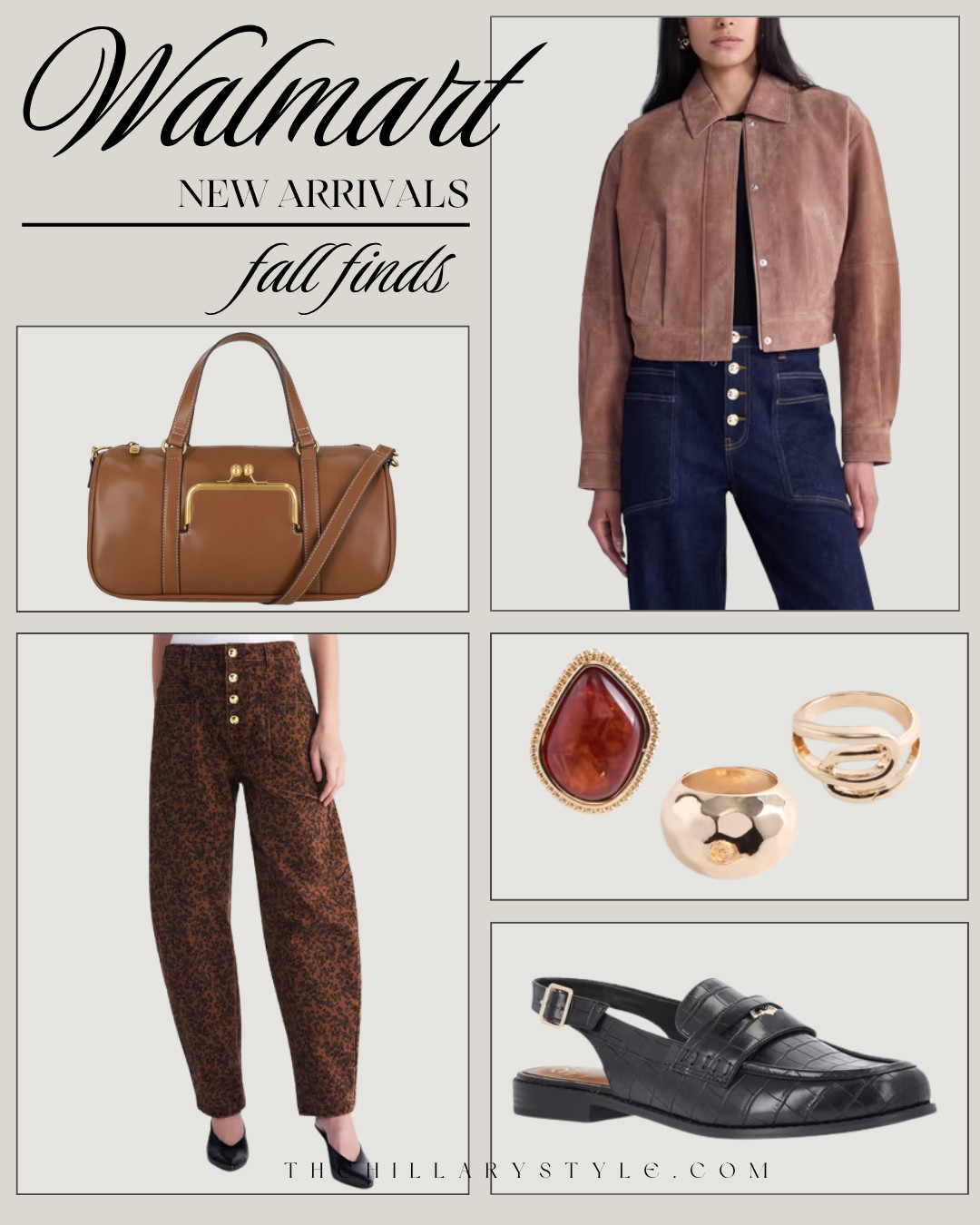 Walmart Fall Fashion Finds That Look So Much More Expensive

Walmart’s newest fall fashion finds are bringing all the rich, polished style for the season. Think suede jackets, chocolate brown denim, cognac handbags, slingback loafers, statement jewelry, and elevated textures that make an outfit feel instantly pulled together. These affordable Walmart finds are perfect for creating chic, wearable fall outfits without the designer price tag.

#WalmartFashion #WalmartFinds #WalmartStyle #WalmartNewArrivals #FallFashion #FallOutfits #FallStyle #AffordableFashion #SuedeJacket #ChocolateBrown #BrownTrend #CognacBag #SlingbackLoafers #FallAccessories #DesignerInspired #EverydayStyle #LTKFashion #LTKFinds #PinterestFashion #TheHillaryStyle 

 

#LTKootd #LTKSeasonal #LTKOver40