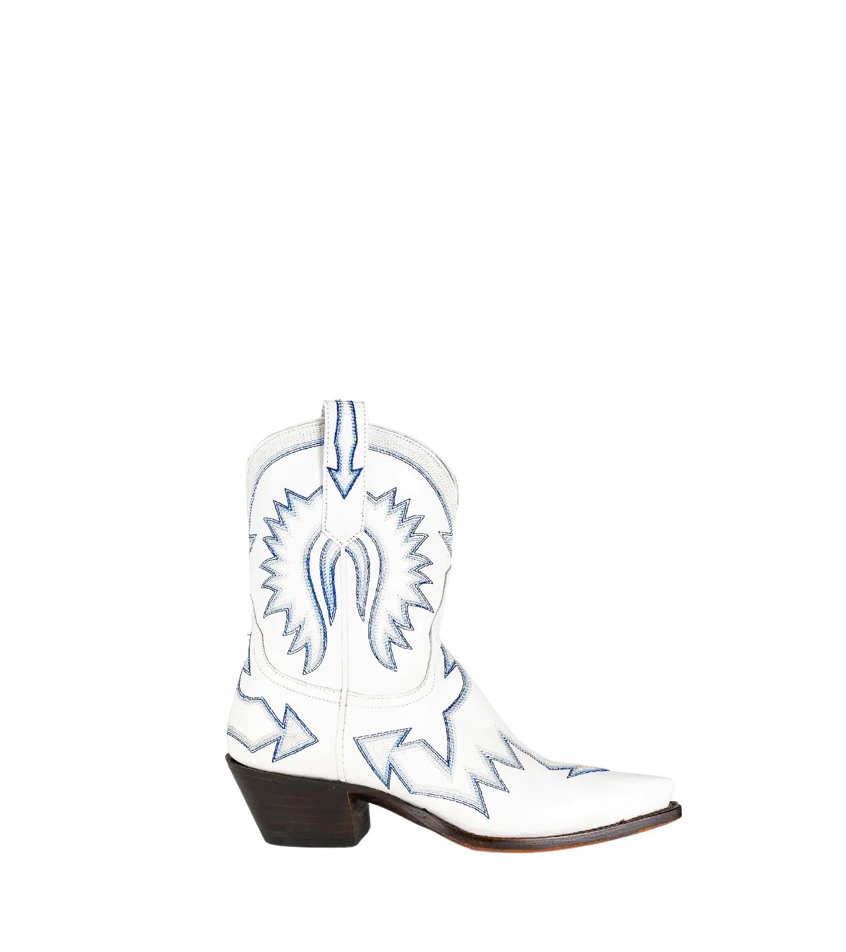 Maggie - White | Women’s Short Cowgirl Boot | Miron Crosby | Miron Crosby