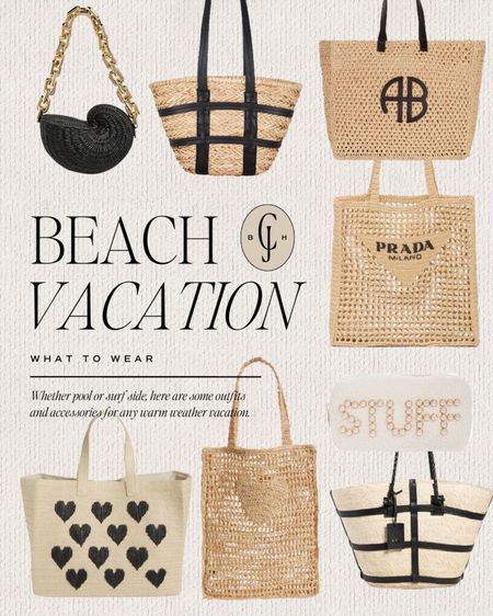 Style inspiration for any upcoming warm weather vacations! Here’s a round up of my favorite handbags. Vacation style. Beach vacation. Cella Jane. 

#LTKitbag #LTKstyletip #LTKtravel