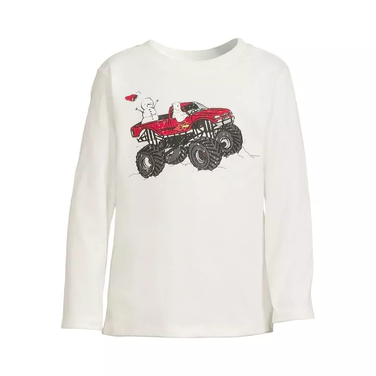 Garanimals, Shirts & Tops, Garanimals Toddler Boys Monster Truck Long  Sleeve Shirt