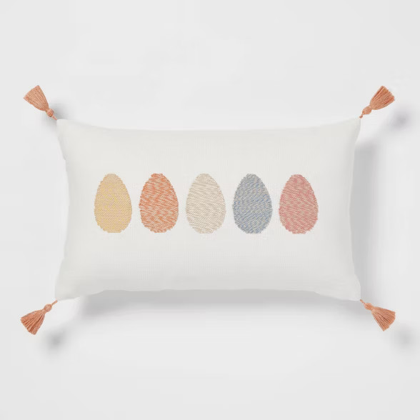 Egg Lumbar Throw Pillow Cream - Threshold™ | Target