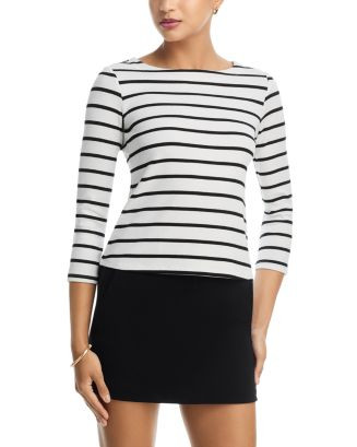 Lucille Stripe Boatneck Shirt | Bloomingdale's (US)