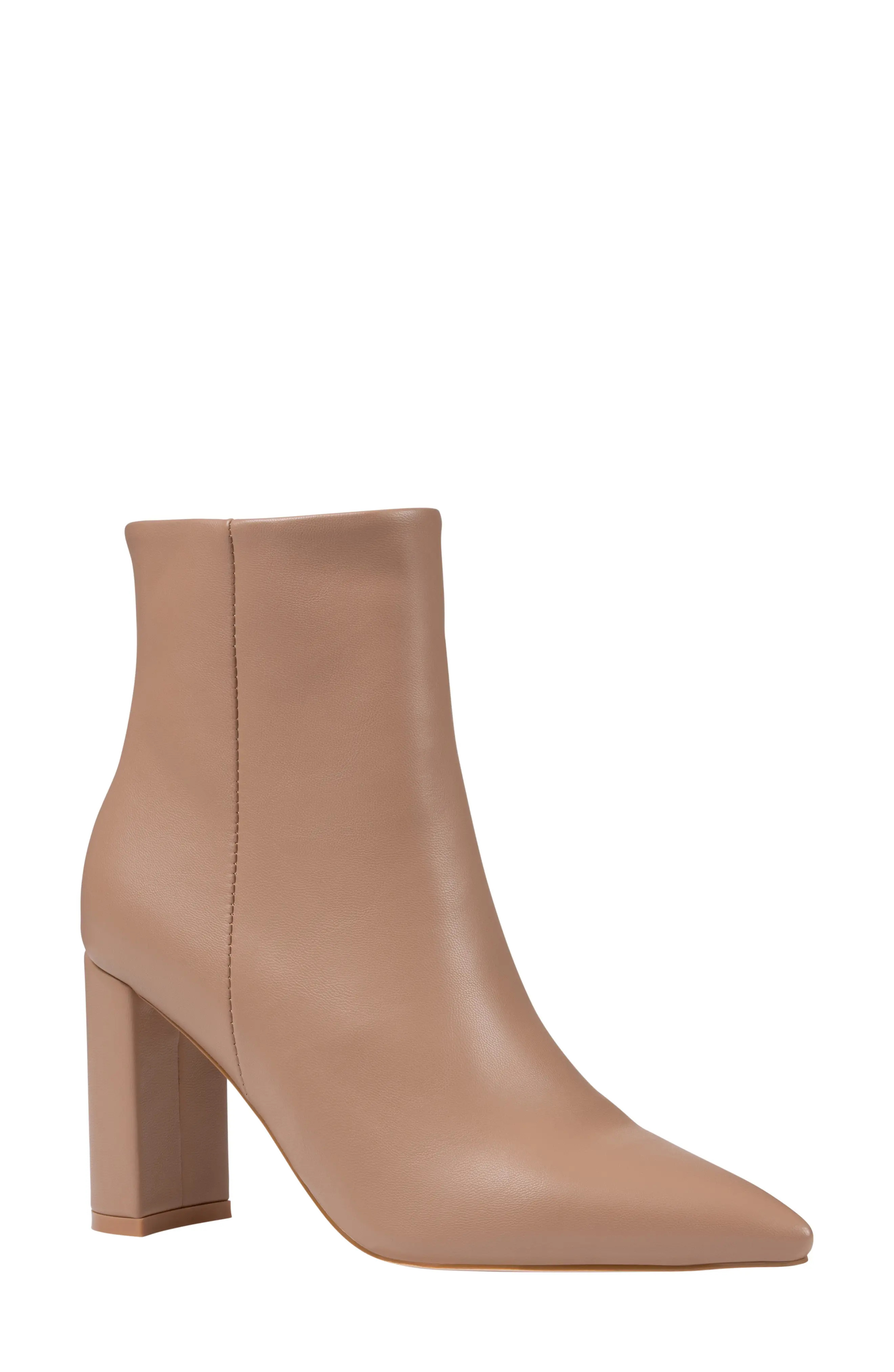 GOOD CHOICE NEW YORK Hadley Faux Leather Pointed Toe Bootie (Women) | Nordstromrack | Nordstrom Rack