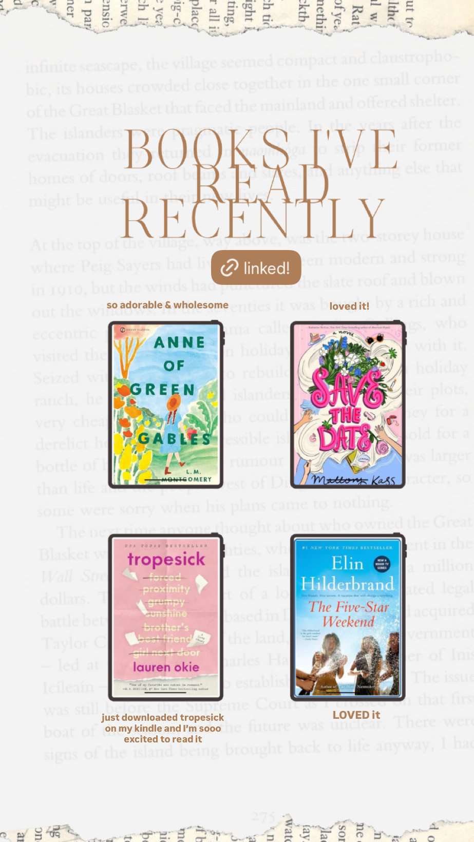 books I’ve read recently 💖 #books #kindle

#LTKHome