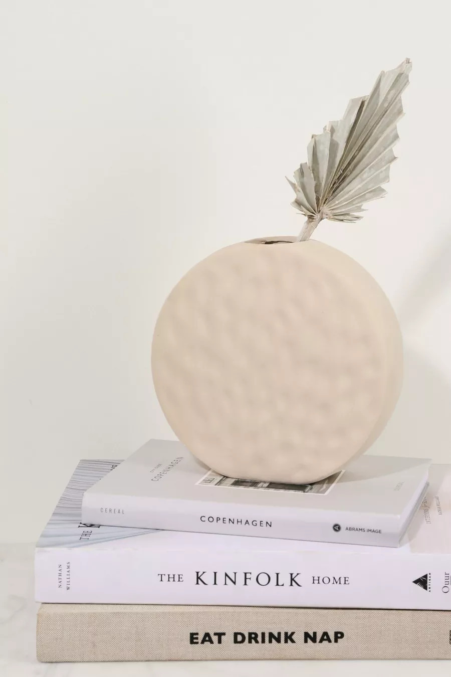 Textured Circle Ceramic Vase | Boohoo.com (UK & IE)