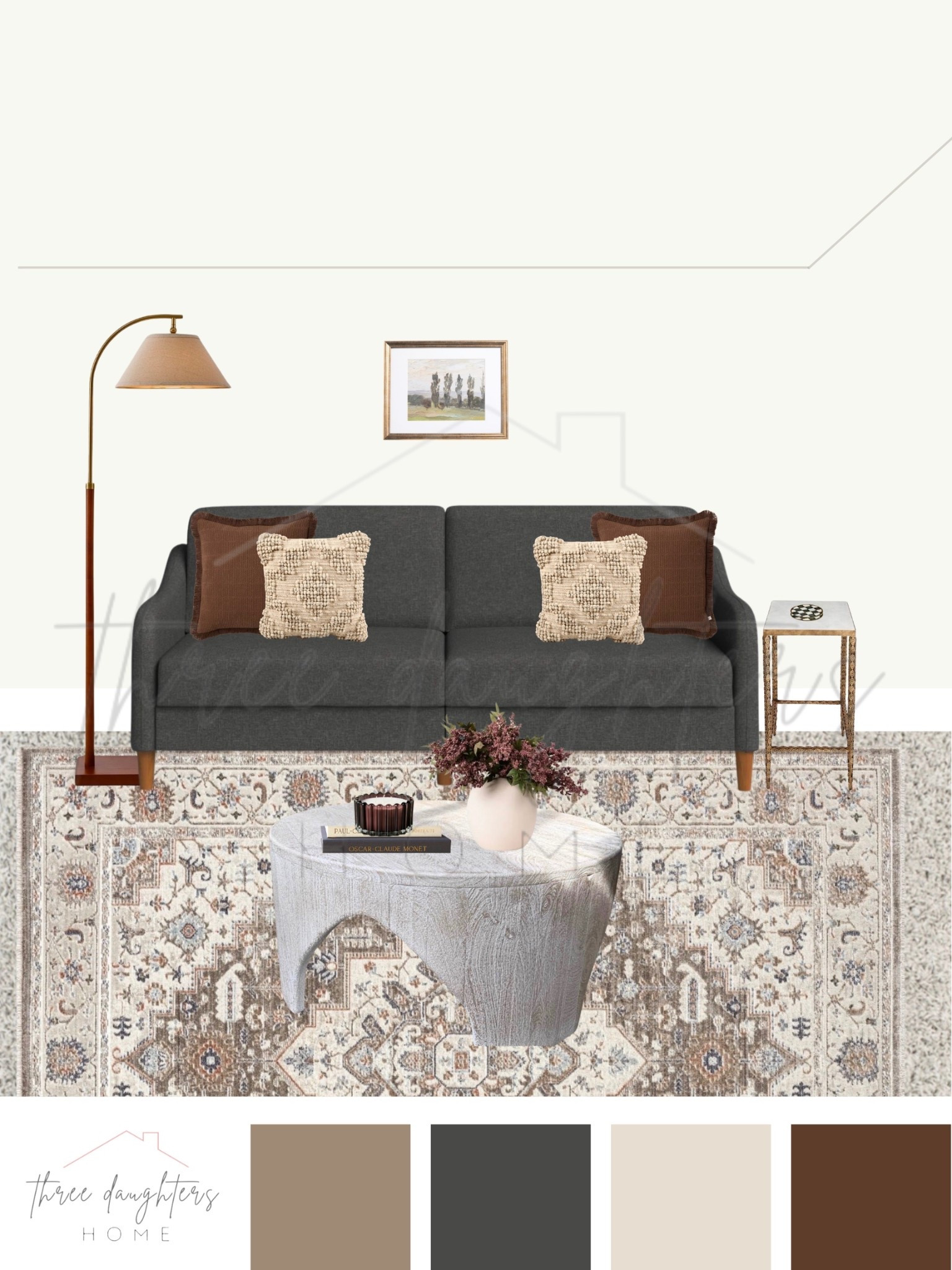 sitting area, master bedroom, shared space, master bedroom nook, living room, family room, Anthropologie, studio McGee, neutral living room, small living room, apartment living, moody living room, interior design, sleeper sofa 

#LTKFindsUnder100 #LTKHome #LTKSaleAlert