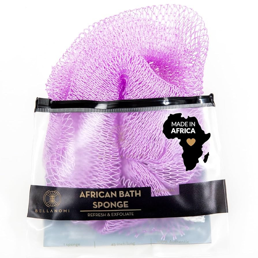 BELLANOMI African Exfoliating Net Sponge, Authentic African Bath Sponge, Ethically sourced from N... | Amazon (US)