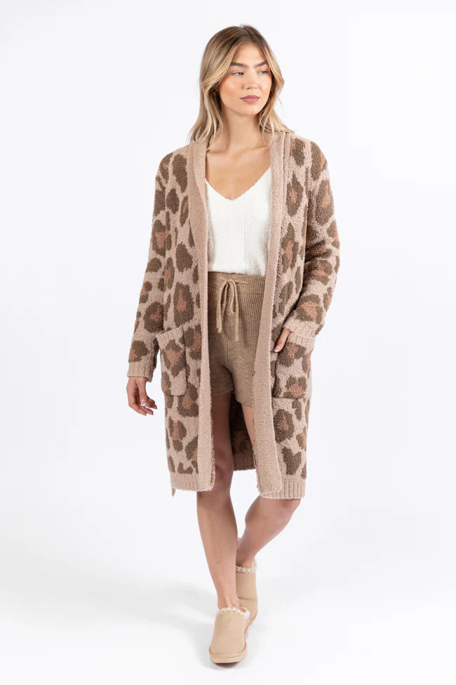 It Was All A Dream Dark Leopard Robe FINAL SALE | Pink Lily