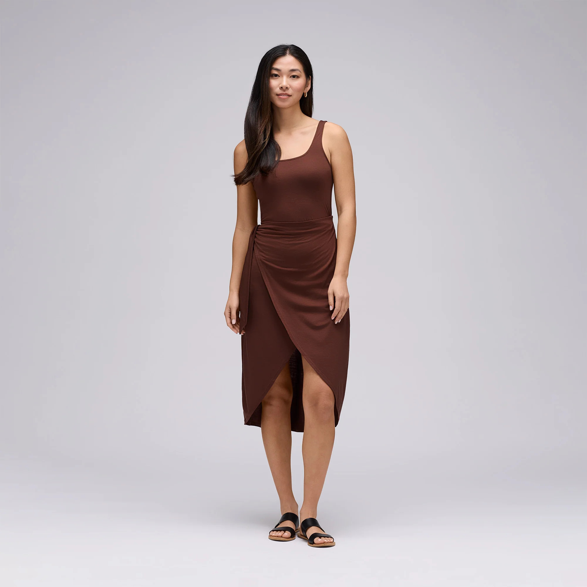 Women's Merino Tie Dress | Unbound Merino | Unbound Merino