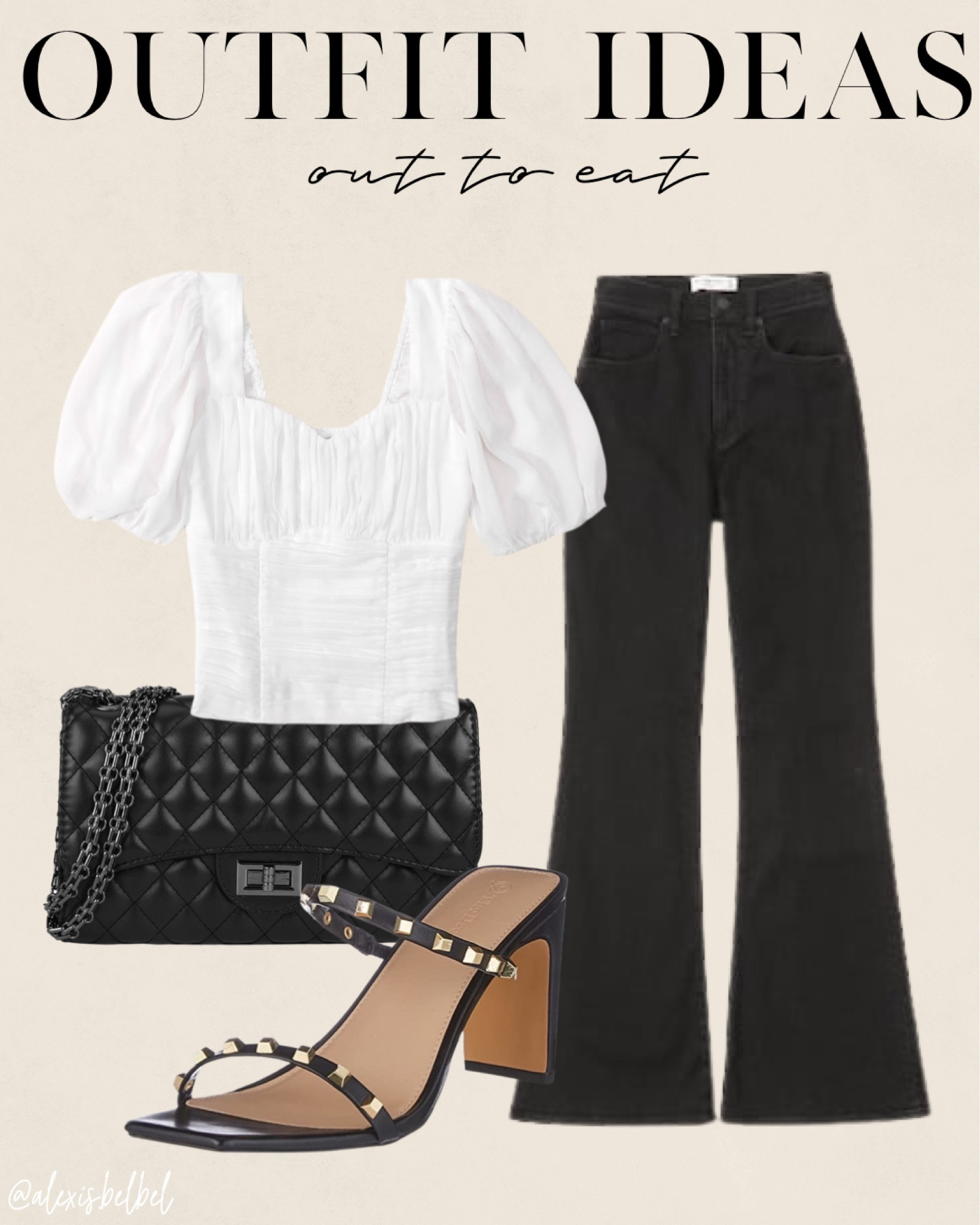 Date night outfit: white puff sleeve top size Xs, black flare jeans size 24 short , Amazon sandals
Use code AFBELBEL

#LTKunder50 #LTKsalealert #LTKunder100