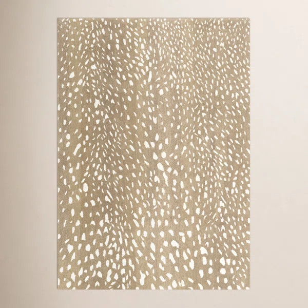 Jona Hand Tufted Wool Animal Print Indoor Rug | Wayfair North America