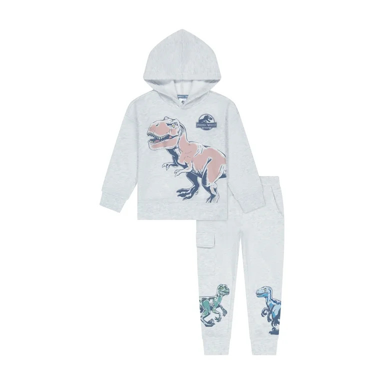 Jurassic World Toddler Boy Hoodie and Joggers Set, Sizes 12M-5T | Walmart (US)