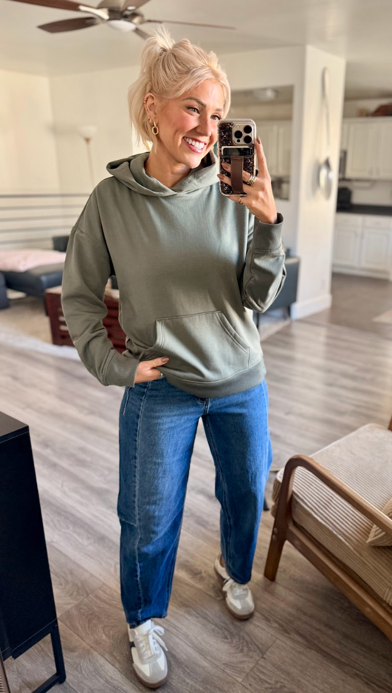 Found the perfect hoodie at Walmart!! I got it in a small and in two colors!! 

 #LTKdayinmylife #LTKootd