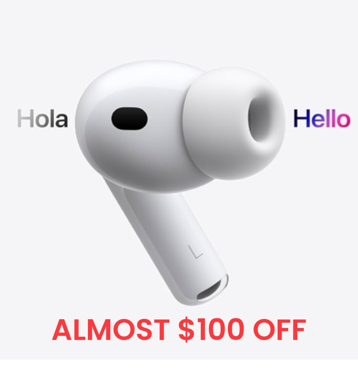 El AirPod last gereration en amazon casi $100 OFF