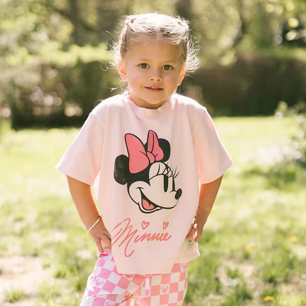 Mini Disney Minnie Mouse Perfect Tee, Pink | Albion Fit