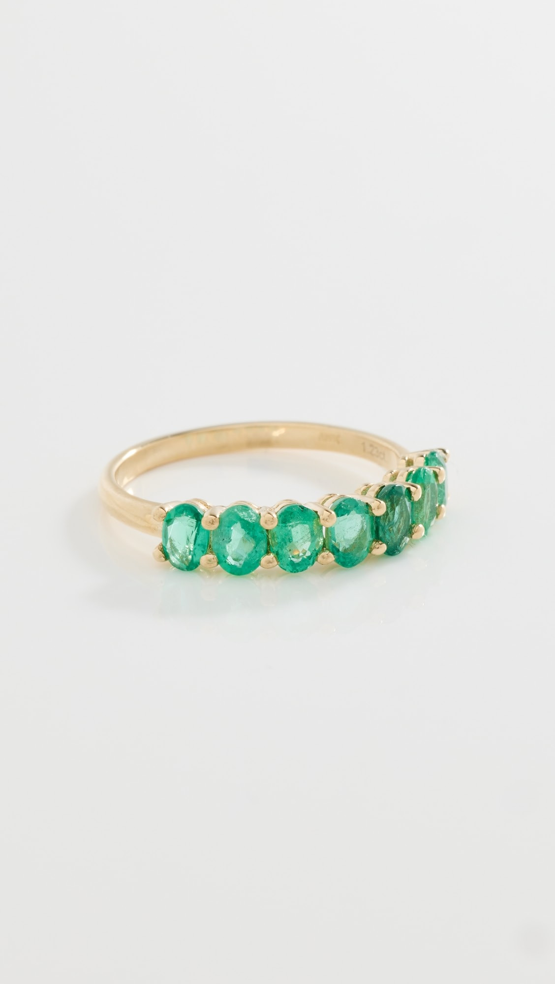 18k Half Emerald Eternity Band | Shopbop