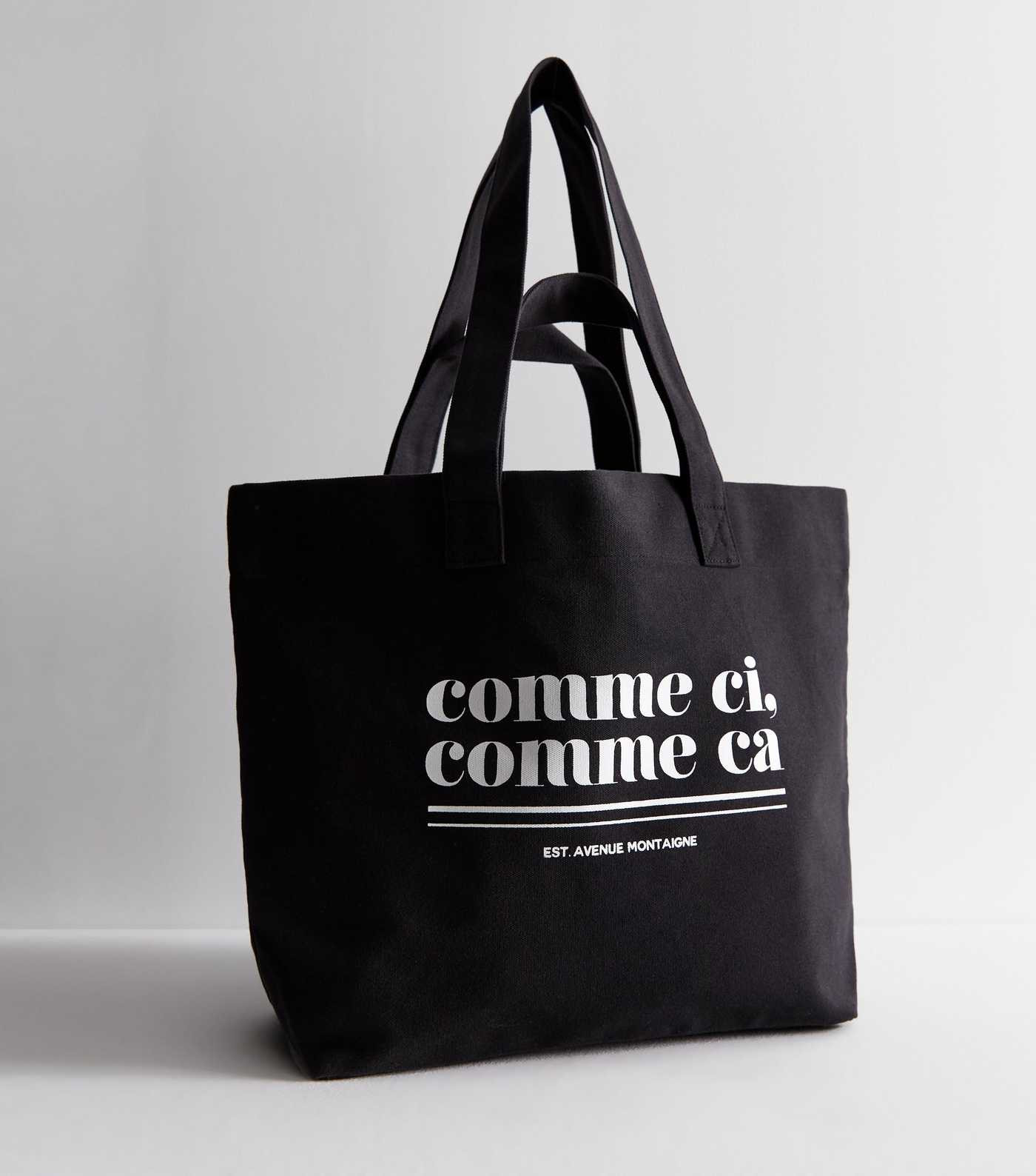 Comme Ci Comme Ca Large Cotton Tote Bag | New Look | New Look (UK)