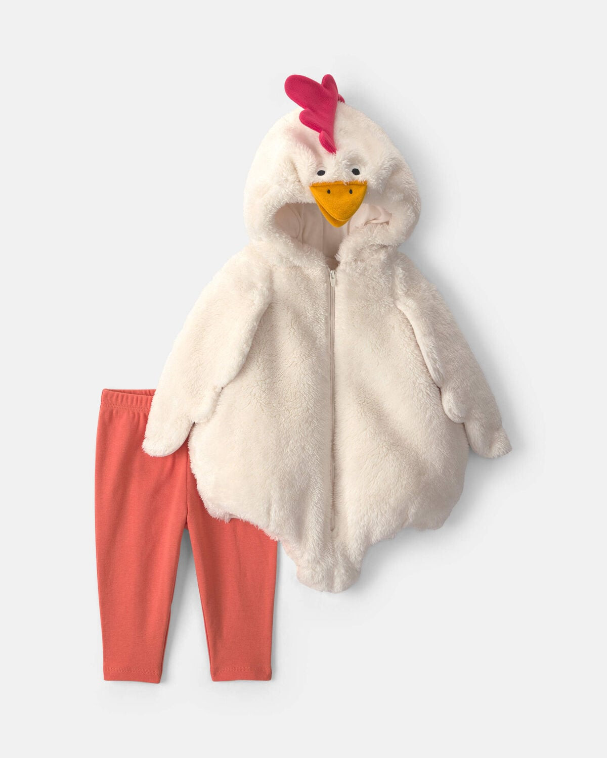 Baby 2-Piece Chicken Halloween Long-Sleeve Costume - Cream | Carter's Inc