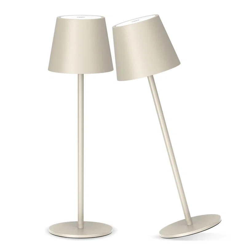 Myleesha 3000K Cordless Table Lamp Dimmable Rechargeable Lamp Modern Desk Lamp Waterproof(2-Pack)... | Wayfair North America