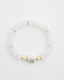 Faux Pearl Hero Stretch Bracelet | Chico's