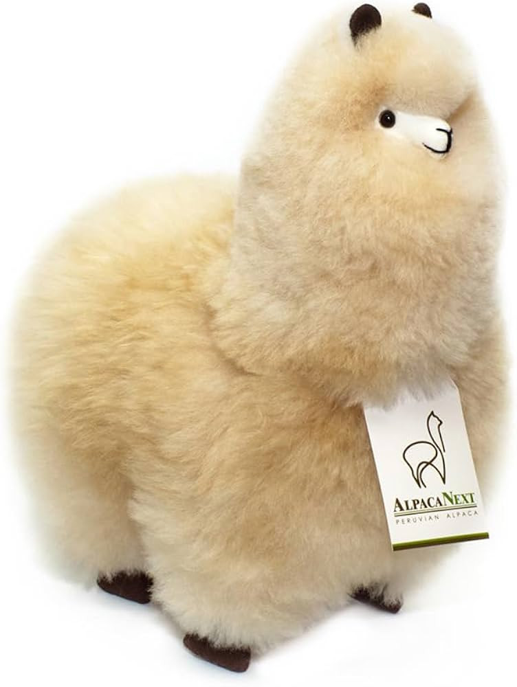 Real Alpaca Natural Fur Toy – Soft and Cuddly Handcrafted Alpaca Fur Toys, Sourced Fur from Per... | Amazon (US)