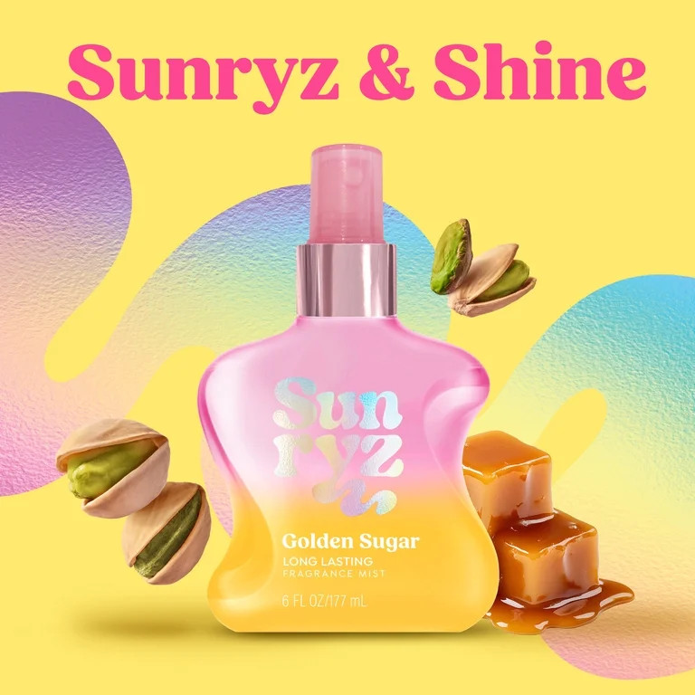 Sunryz Golden Sugar Long-Lasting Fragrance Body Mist, 6 fl oz - Walmart.com | Walmart (US)