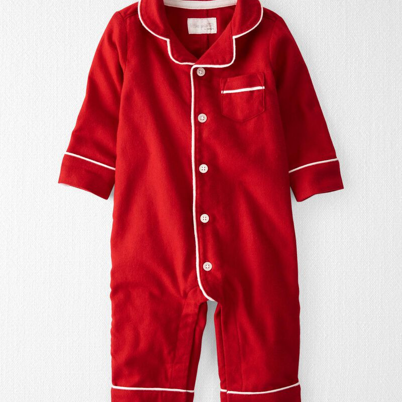 Organic Cotton Coat Style Holiday Jumpsuit | Carter's