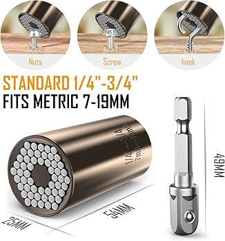 Lenski Stocking Stuffers for Men Adults, Super Universal Socket Christmas Gifts for Men, Mens Gif... | Amazon (US)