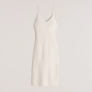 Midi Slip Sweater Dress | Abercrombie & Fitch (US)