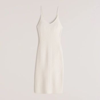 Midi Slip Sweater Dress | Abercrombie & Fitch (US)