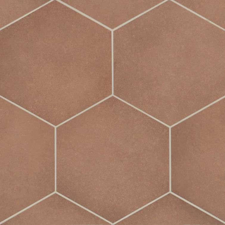 Makoto 18 Pieces - Matte Hexagon Porcelain Tile | Wayfair North America