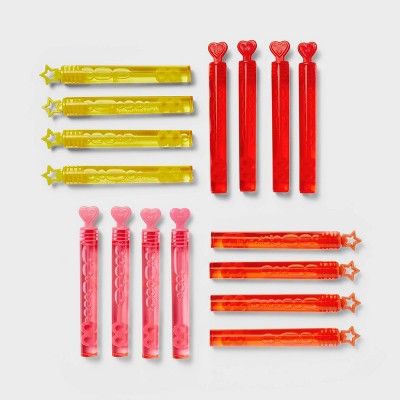 16ct Valentine's Giveaways Bubble Sticks - Spritz™ | Target