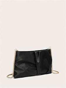 GORGLITTER Women's Evening Bag Wedding Party Prom Handbag Small Dressy Formal Purse Pleated Satin... | Amazon (US)