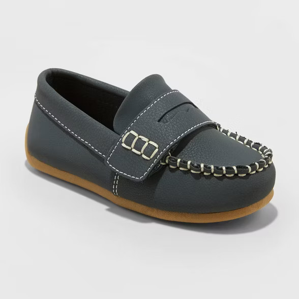 Toddler Boys' Abbott Penny Loafers - Cat & Jack™ Navy | Target